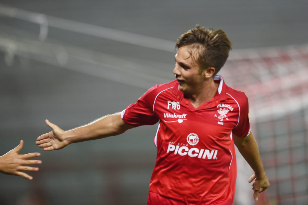 perugia vs nova gorica esultanza giovanni terrani