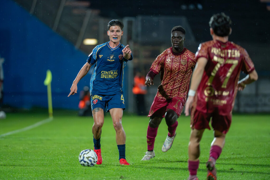 Italian Cup Serie C between Latina Calcio and Perugia at the Domenico Francioni Stadium on 30 october 2025 in Latina, Italy. during Latina vs Perugia, Italian football Serie C match in Latina, Italy, October 30 2025